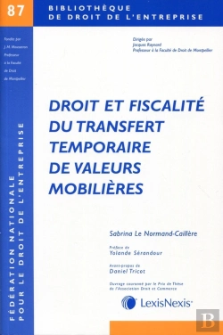 Bertrand.pt - Droit Et Fiscalité Du Transfert Temporaire De Valeurs Mobilières