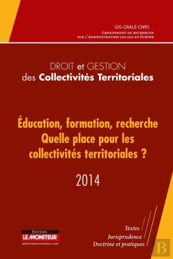 Bertrand.pt - Droit Et Gestion Des Collectivités Territoriales ; Enseignement Et Formation Professionnelle ; 2014