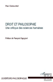 Droit Et Philosophie ; Une Critique Des Sciences Humaines