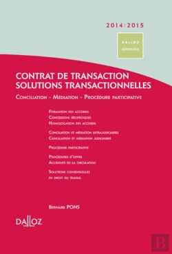 Bertrand.pt - Droit Et Pratique De La Transaction 2010/2011