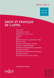 Droit Et Pratique De L'Appel (Édition 2013/2014)