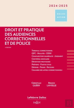 Bertrand.pt - Droit Et Pratique Des Audiences Correctionnelles Et De Police (Édition 2023/2024)