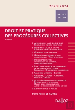 Bertrand.pt - Droit Et Pratique Des Procedures Collectives 2023/2024. 12e Ed.