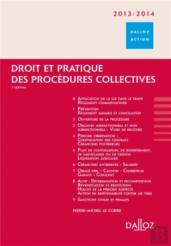 Bertrand.pt - Droit Et Pratique Des Procédures Collectives (Édition 2013/2014)