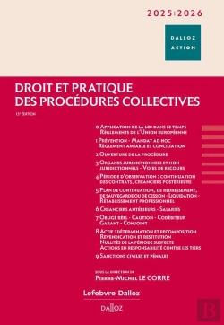 Bertrand.pt - Droit Et Pratique Des Procédures Collectives (Édition 2025/2026)