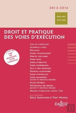 Bertrand.pt - Droit Et Pratique Des Voies D'Exécution (Édition 2013/2014)
