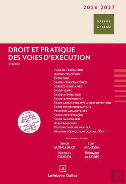 Bertrand.pt - Droit Et Pratique Des Voies D'Exécution (Édition 2026/2027)