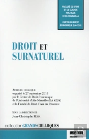 Droit Et Surnaturel