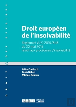 Bertrand.pt - Droit Européen De L'Insolvabilité