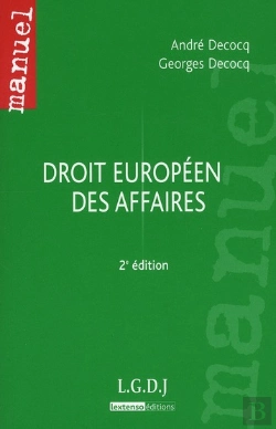 Bertrand.pt - Droit Europeen Des Affaires. 2e Edition