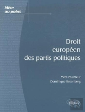 Droit Européen Des Partis Politiques