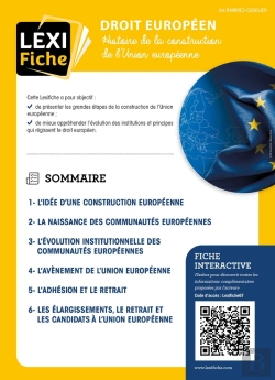 Bertrand.pt - Droit Européen : Histoire De La Constructon De L'Union Européenne