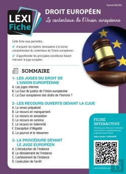 Bertrand.pt - Droit Européen : Le Contentieux De L'Union Européenne