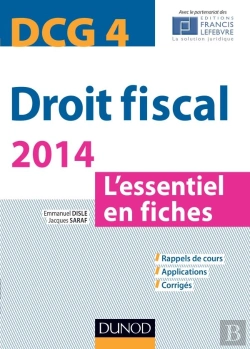 Bertrand.pt - Droit Fiscal - Dcg 4 - 2014 - 6e Edition - En 35 Fiches