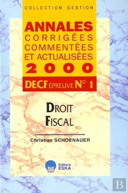 Bertrand.pt - Droit Fiscal Decf 1 2000