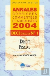 Droit Fiscal Decf 1. Annales Corrigees 2