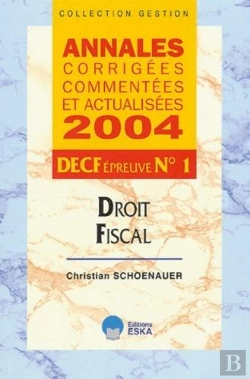 Bertrand.pt - Droit Fiscal Decf 1. Annales Corrigees 2