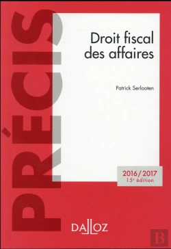 Bertrand.pt - Droit Fiscal Des Affaires (15ème Édition)