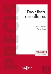 Droit Fiscal Des Affaires 2023/2024. 22e Ed.