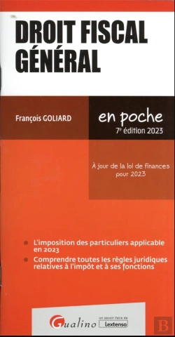 Bertrand.pt - Droit Fiscal General 2023 - A Jour De La Loi De Finances Pour 2023 - L'Imposition Des Particuliers E