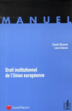 Bertrand.pt - Droit Institutionnel De L'Ue