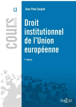 Bertrand.pt - Droit Institutionnel De L'Union Europeenne - 7e Edition