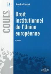 Droit Institutionnel De L'Union Européenne