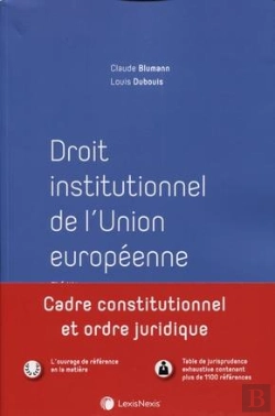 Bertrand.pt - Droit Institutionnel De L'Union Europeenne