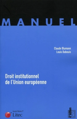 Bertrand.pt - Droit Institutionnel De L'Union Europeenne