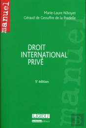 Droit International Prive, 5eme Ed.