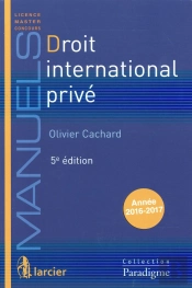 Droit International Prive, 5eme Ed.