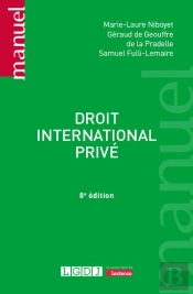 Droit International Privé (8e Édition)