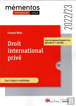 Bertrand.pt - Droit International Prive - A Jour Du Reglement Bruxelles Ii Ter, Applicable Le 1er Aout 2022