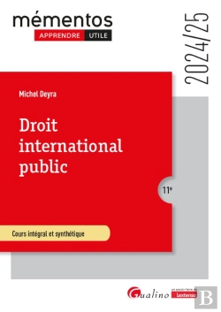 Bertrand.pt - Droit International Public - Cours Integral Et Synthetique - Pour Comprendre Les Regles Juridiques Q