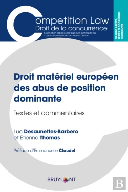 Bertrand.pt - Droit Matériel Européen Des Abus De Position Dominante