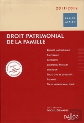 Droit Patrimonial De La Famille 2011-2012 (4e Édition)