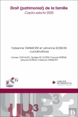 Bertrand.pt - Droit (Patrimonial) De La Famille - Capita Selecta 2025