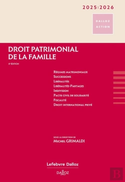 Bertrand.pt - Droit Patrimonial De La Famille (Édition 2025/2026)