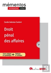 Droit Pénal Des Affaires : Cours Intégral Et Synthétique + Tableaux Et Schémas (4e Édition)