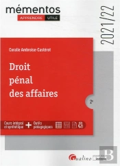 Droit Pénal Des Affaires : Présent. Infractions Tradit. Classées Sous Le Vocable  Dt