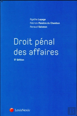 Bertrand.pt - Droit Penal Des Affaires