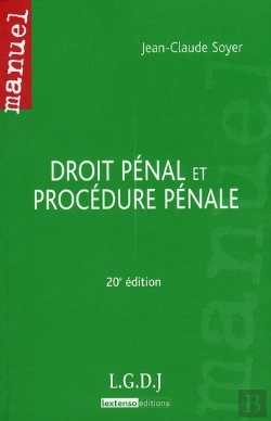 Bertrand.pt - Droit Pénal Et Procedure Pénale (20e Édition)