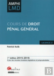 Droit Penal General 2015-2016