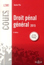 Droit Pénal Général 2015