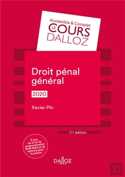 Bertrand.pt - Droit Penal General 2020 - 11e Ed.