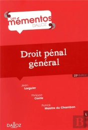 Droit Penal General - 23e Ed.