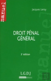Droit Penal General. 3e Edition