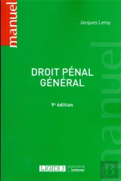 Droit Penal General, 9eme Edition
