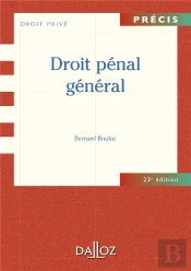 Droit Pénal Général (Édition 2013)