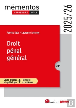 Bertrand.pt - Droit Pénal Général (Édition 2025/2026)